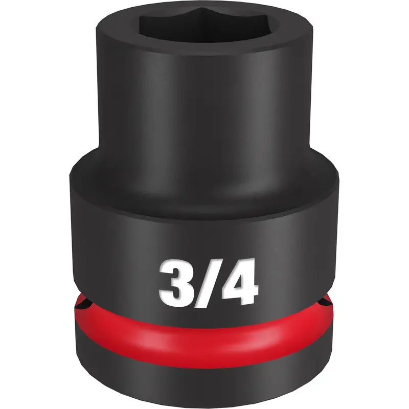 Milwaukee 49-66-6303 SHOCKWAVE Impact Duty 3/4-Inch Drive 3/4-Inch Standard 6 Point Socket