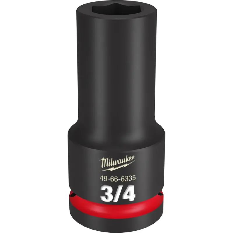 Milwaukee 49-66-6335 SHOCKWAVE Impact Duty 3/4-Inch Drive 3/4-Inch Deep 6 Point Socket