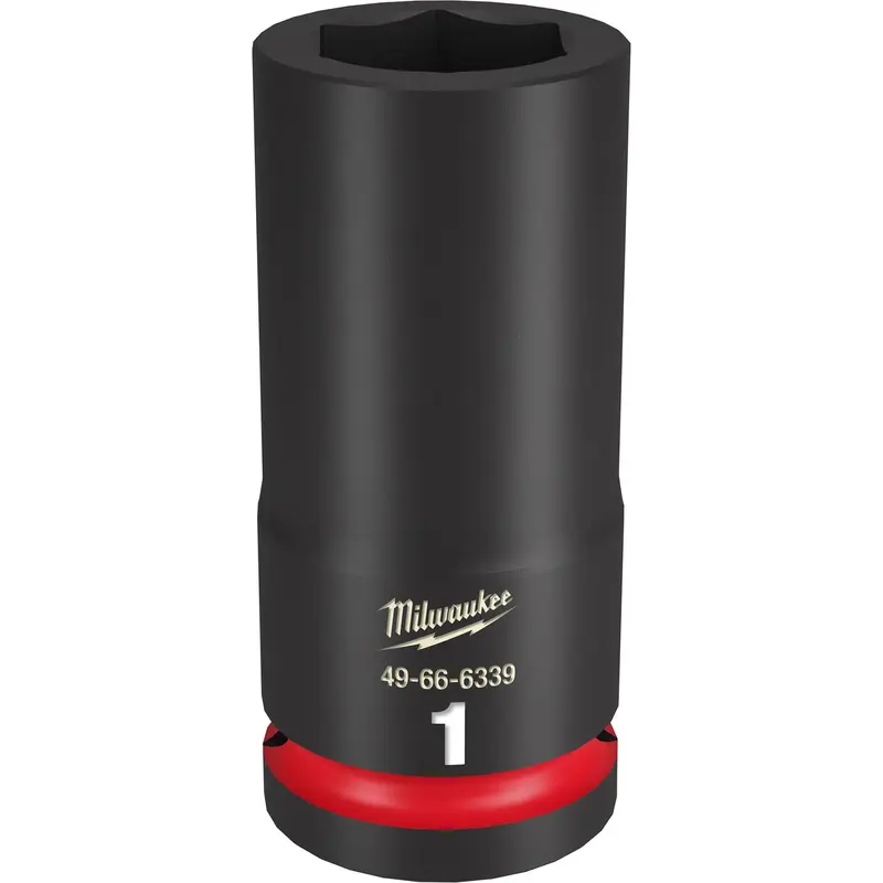 Milwaukee 49-66-6339 SHOCKWAVE Impact Duty 3/4-Inch Drive 1-Inch Deep 6 Point Socket