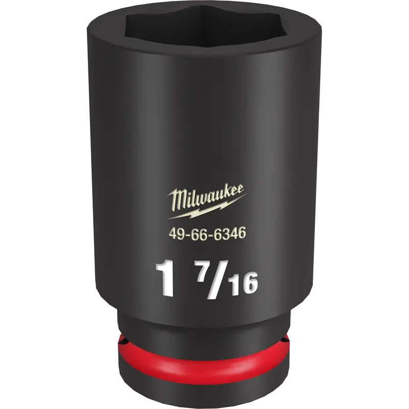 Milwaukee 49-66-6346 SHOCKWAVE Impact Duty 3/4-Inch Drive 1-7/16-Inch Deep 6 Point Socket