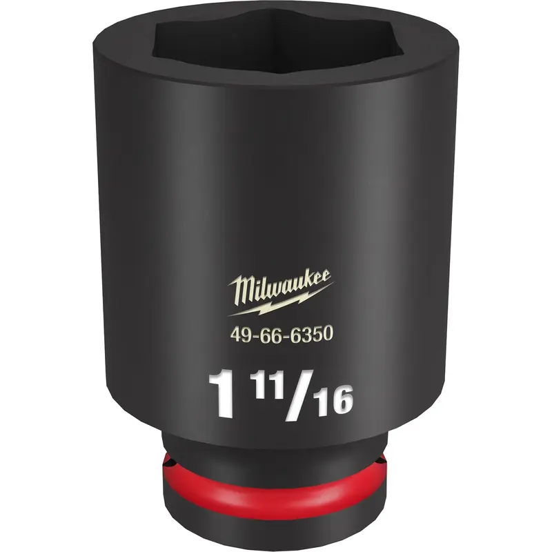 Milwaukee 49-66-6350 SHOCKWAVE Impact Duty 3/4-Inch Drive 1-11/16-Inch Deep 6 Point Socket