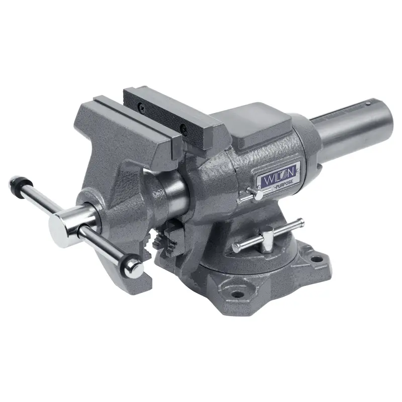 Wilton 28844 Multi-Purpose Bench Vise, 4-1/2-Inch Jaw Width, 360-Degree Rotating Head & Base