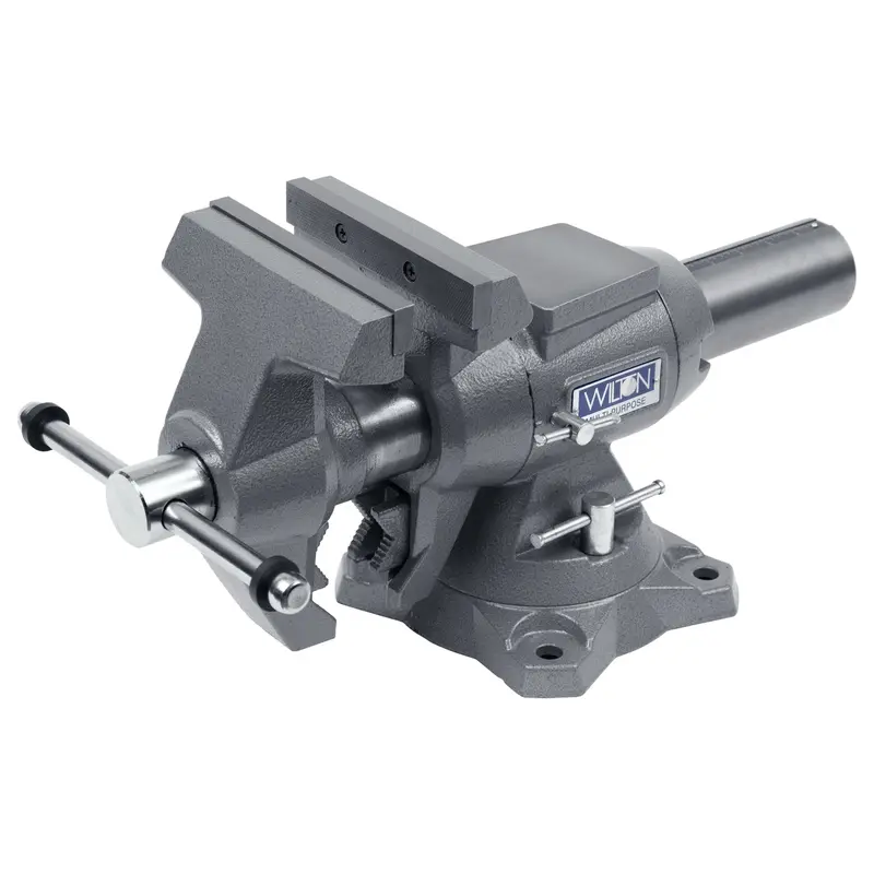 Wilton 28845 Multi-Purpose Bench Vise, 6-1/2-Inch Jaw Width, 360-Degree Rotating Head & Base