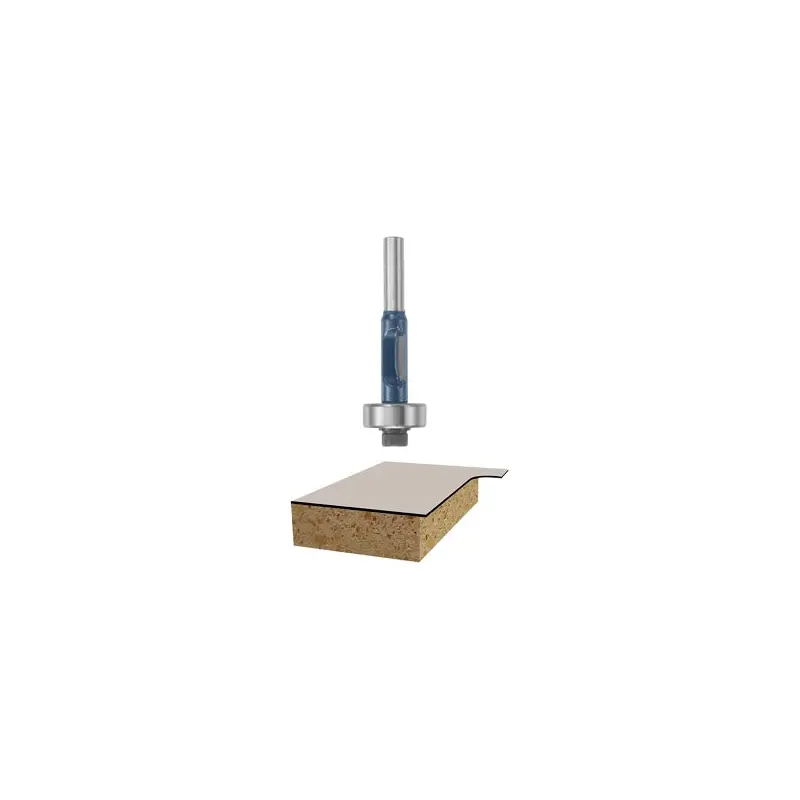 Bosch 85217M 3/16 In. Carbide Tipped 1-Flute Overhang Cutoff Router Bit