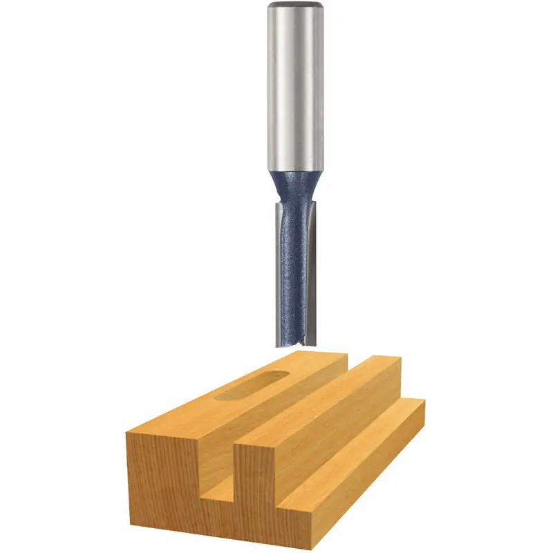 Bosch 85241M 3/8" x 1" Carbide Tipped 2-Flute Straight Router Bit