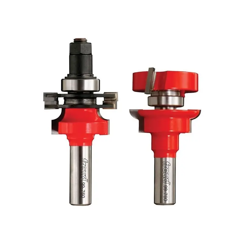 Freud 99-760 1-11/16-Inch Premier Adjustable Rail & Stile Router Bit - Round Over