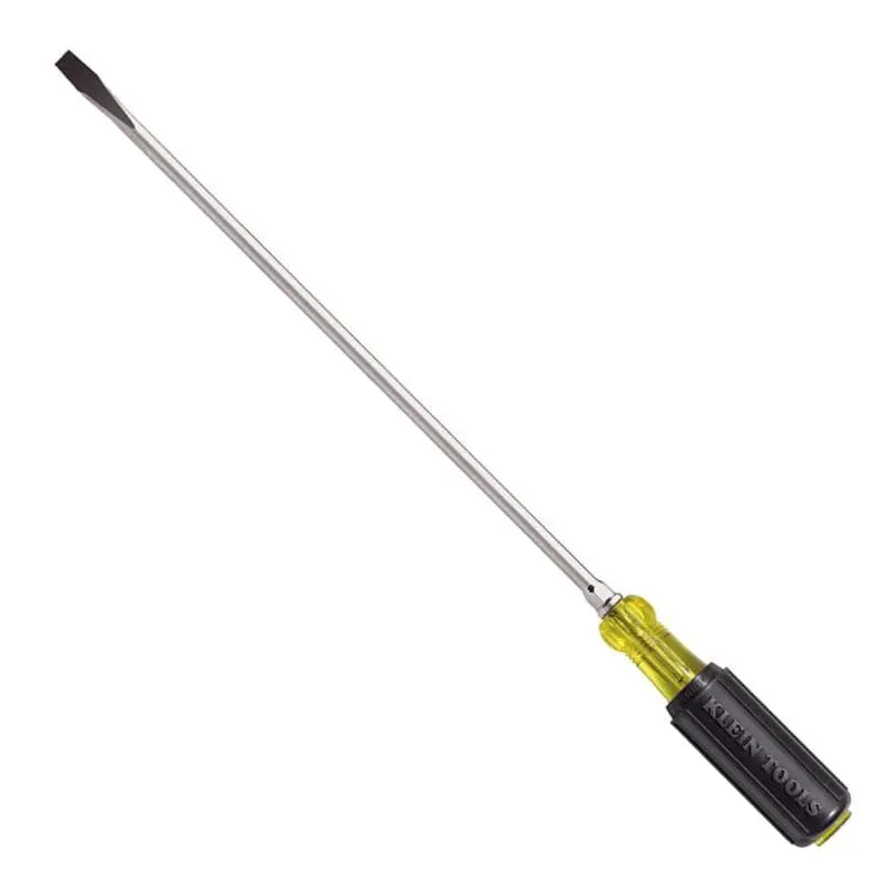 Klein 602-12 3/8" Keystone-Tip Screwdriver  12" Heavy-Duty Round-Shank