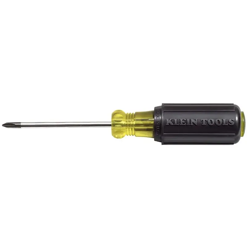 Klein 603-3 #1 Profilated Phillips-Tip Screwdriver  3" Round-Shank