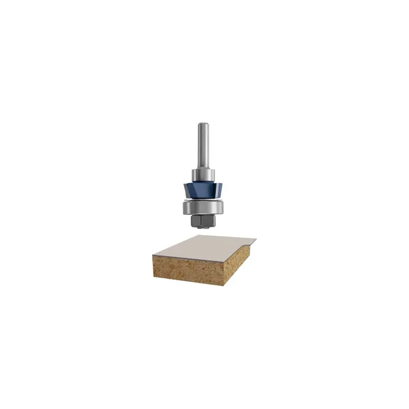 Bosch 85415M 15-Degree x 5/16 In. Carbide Tipped 4-Flute Bevel Trim Assembly Router Bit