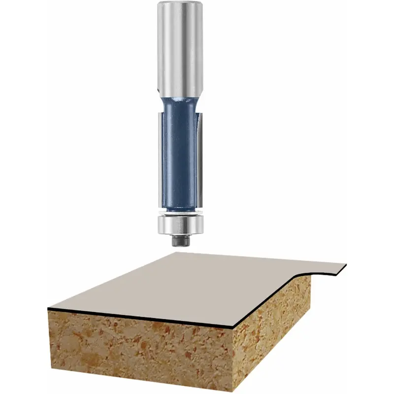 Bosch 85441MC 1/2" Double Flute Laminate Flush Trimming Router Bit