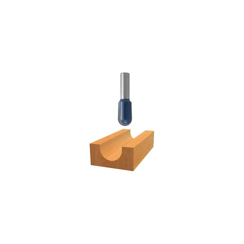 Bosch 85450M 3/8 In. x 3/4 In. Carbide Tipped Extended Round Nose Router Bit