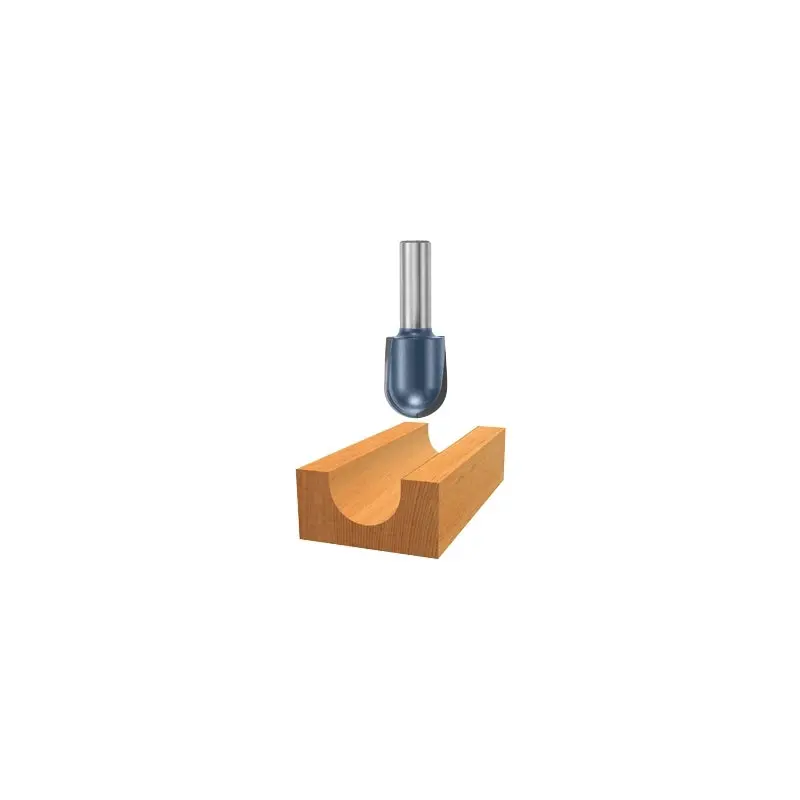 Bosch 85451M 1/2 In. x 1 In. Carbide Tipped Extended Round Nose Router Bit