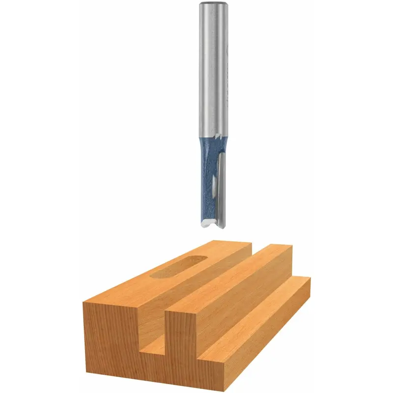 Bosch 85459M 1/4" x 1" Carbide Tipped 2-Flute Straight Router Bit