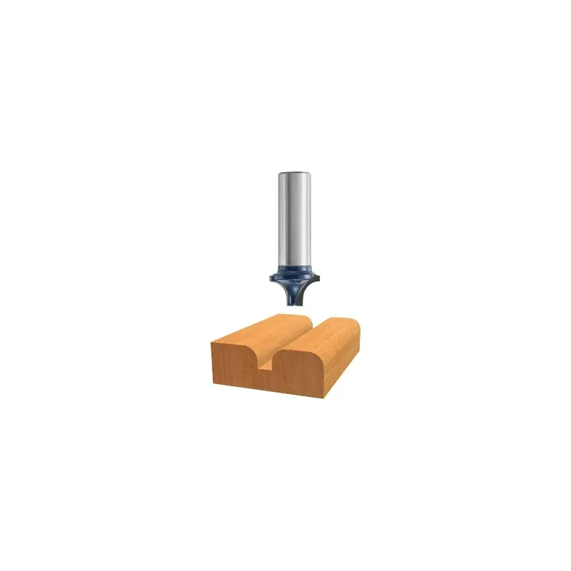 Bosch 85471M 1/4 In. x 1/2 In. Carbide Tipped Plunge Roundover Router Bit