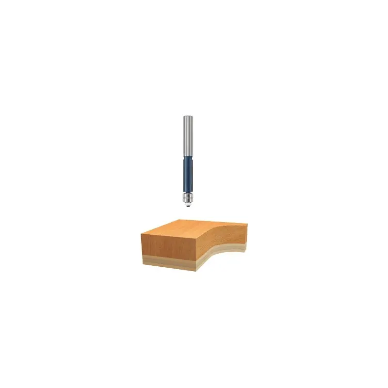 Bosch 85601M 1/2 In. x 1-1/2 In. Carbide Tipped 2-Flute Template Trim Router Bit