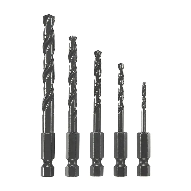 Bosch BL5IM 5-Piece Impact Tough Black Oxide Drill Bit Set