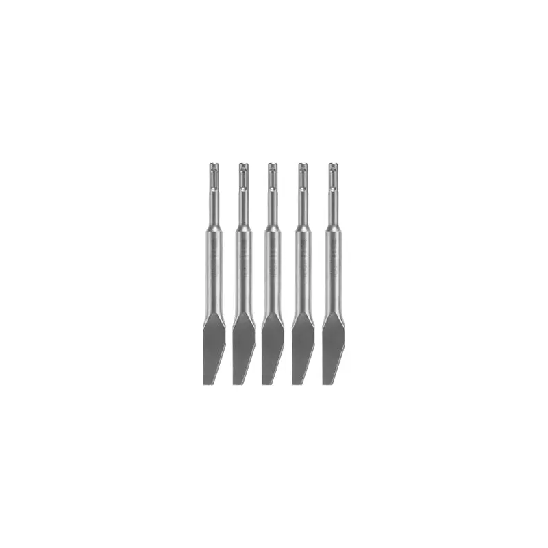 Bosch HS1400B5 5-Piece 1/4 In. Mortar Knife SDS-plus Bulldog Hammer Steel
