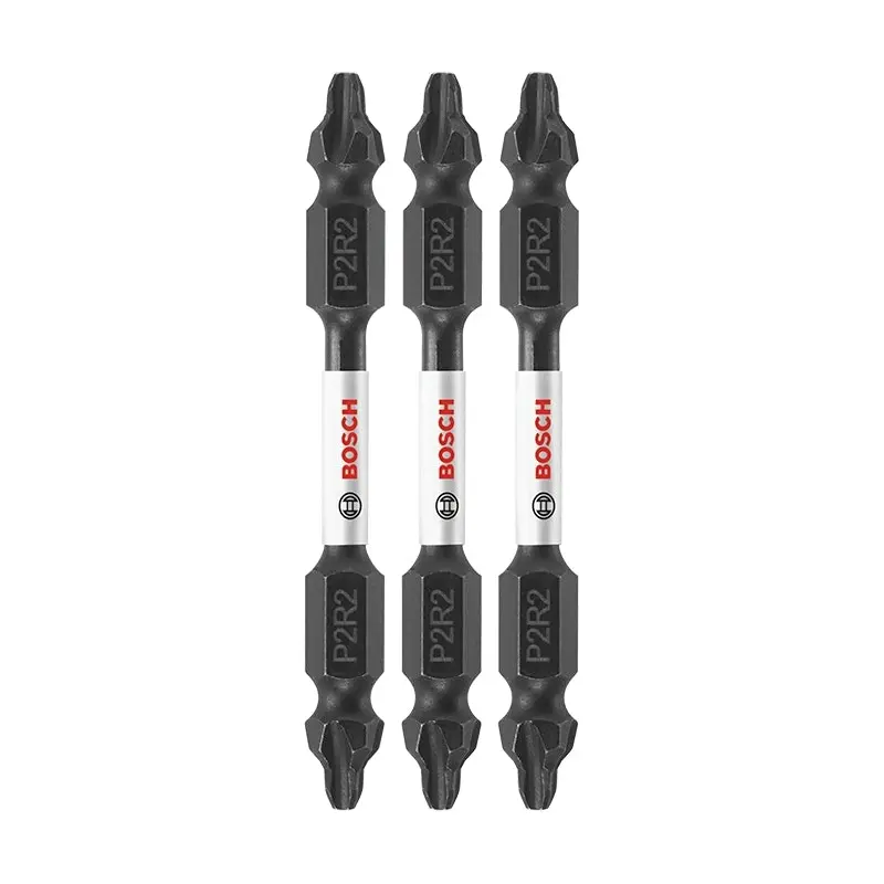 Bosch ITDEP2R22503 3-Piece Impact Tough 2.5 In. Phillips/Square Double-Ended Bits