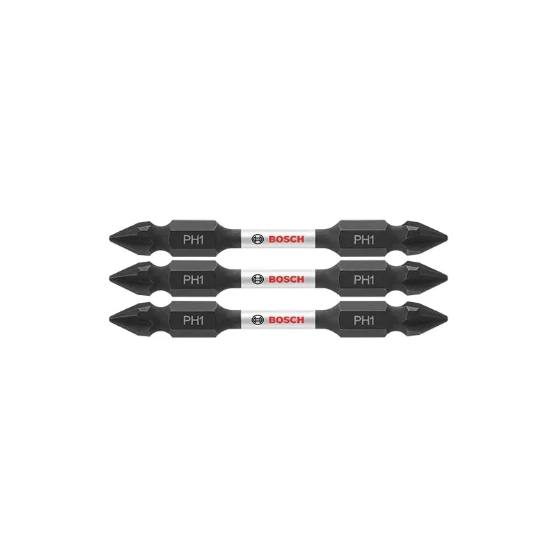 Bosch ITDEPH12503 3-Piece Impact Tough 2.5 In. Phillips #1 Double-Ended Bits