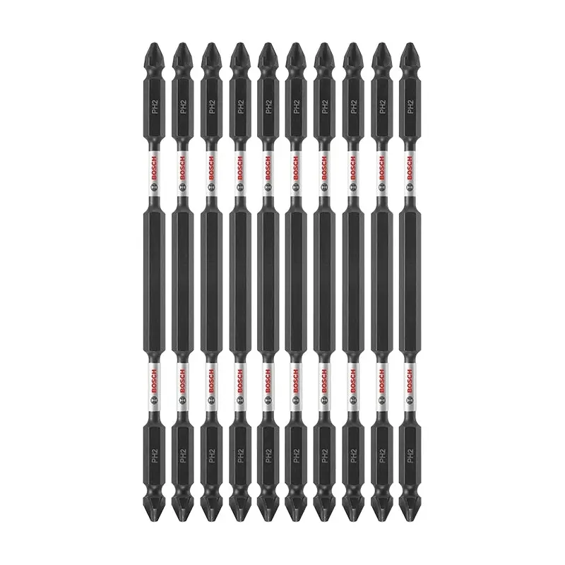 Bosch ITDEPH26B 10-Piece Impact Tough 6 In. Phillips #2 Double-Ended Bits
