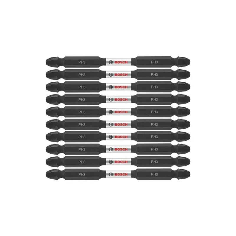 Bosch ITDEPH335B 10-Piece Impact Tough 3.5 In. Phillips #3 Double-Ended Bits