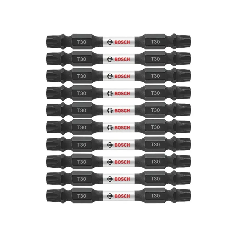 Bosch ITDET3025B 10-Piece Impact Tough 2.5 In. Torx #30 Double-Ended Bits