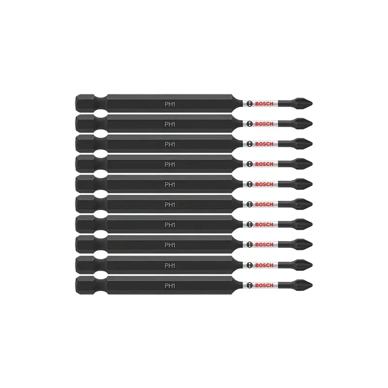 Bosch ITPH135B 10-Piece Impact Tough 3.5 In. Phillips #1 Power Bits