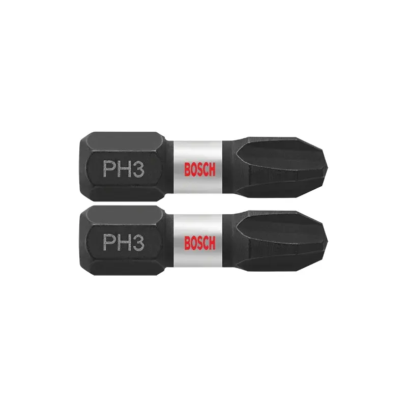 Bosch ITPH3102 2-Piece Impact Tough 1 In. Phillips #3 Insert Bits