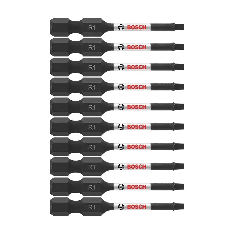 Bosch ITSQ12B 10-Piece Impact Tough 2 In. Square #1 Power Bits