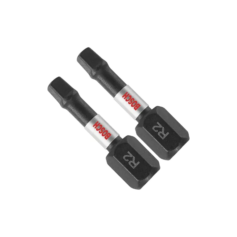 Bosch ITSQ2102 2-Piece Impact Tough 1 In. Square #2 Insert Bits