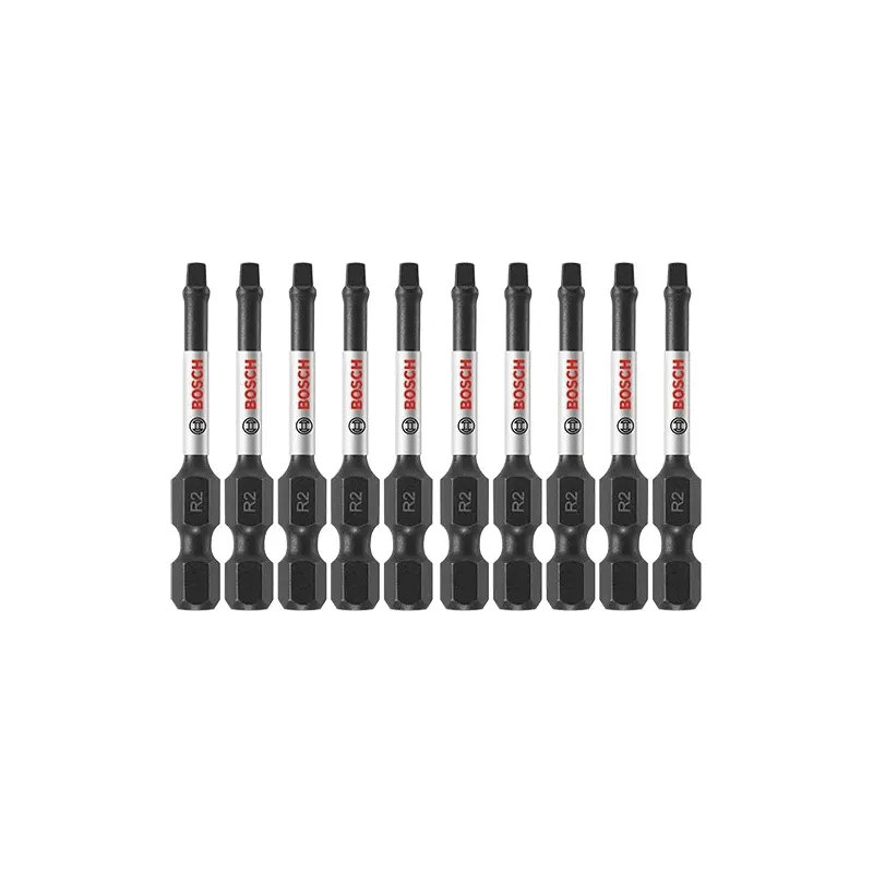 Bosch ITSQ22B 10-Piece Impact Tough 6 In. Square #3 Power Bits