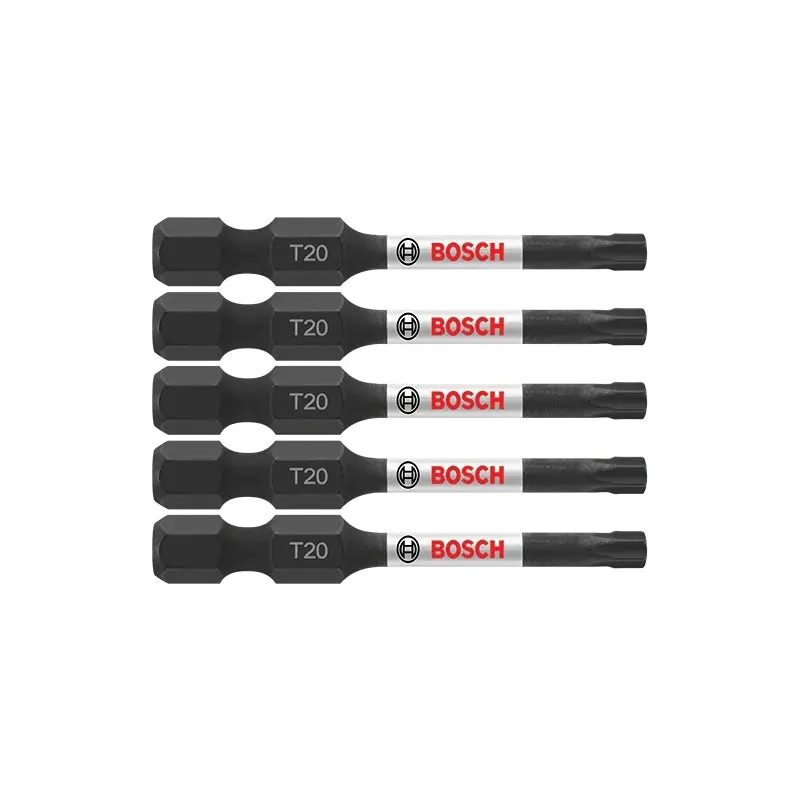 Bosch ITT20205 5-Piece Impact Tough 2 In. Torx #20 Power Bits