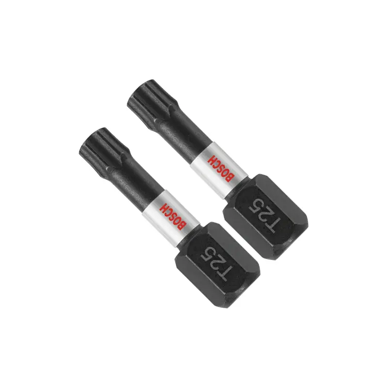 Bosch ITT25102 2-Piece Impact Tough 1 In. Torx #25 Insert Bits