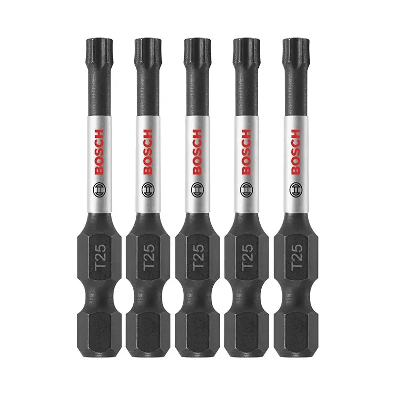 Bosch ITT25205 5-Piece Impact Tough 2 In. Torx #25 Power Bits