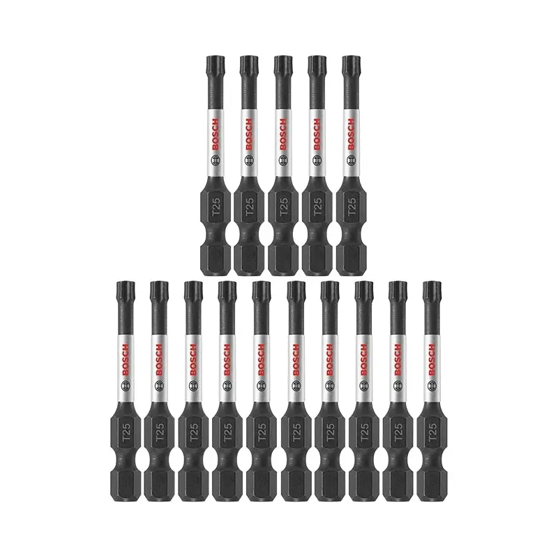 Bosch ITT25215 15-Piece Impact Tough 2 In. Torx #25 Power Bits