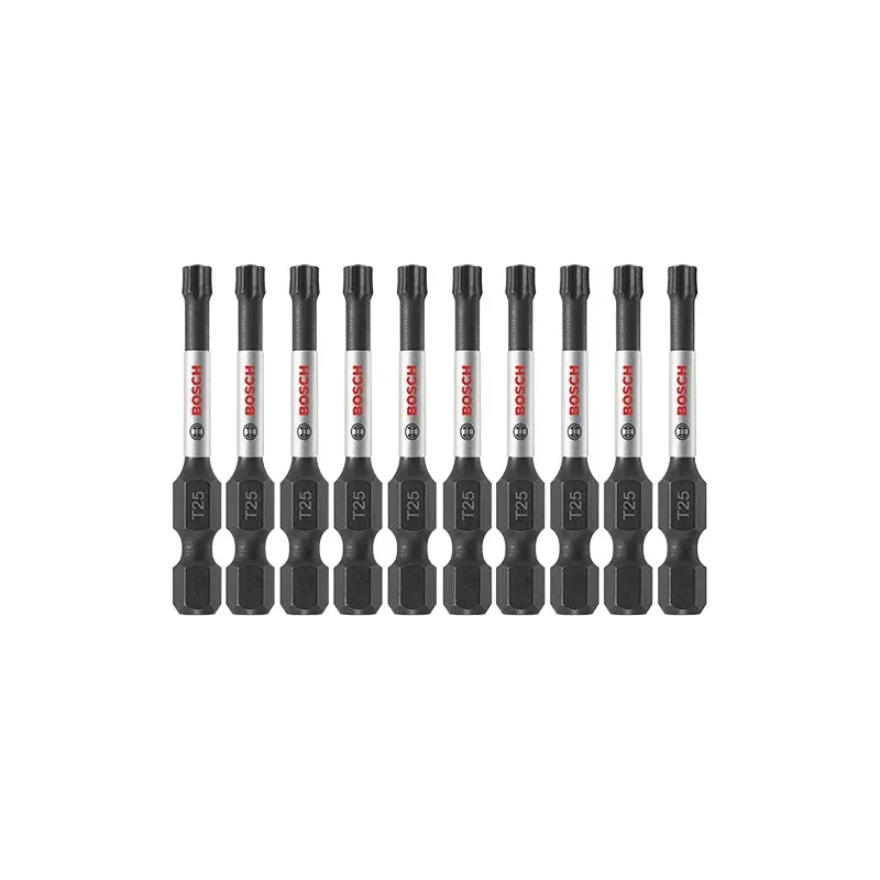 Bosch ITT252B 10-Piece Impact Tough 2 In. Torx #25 Power Bits