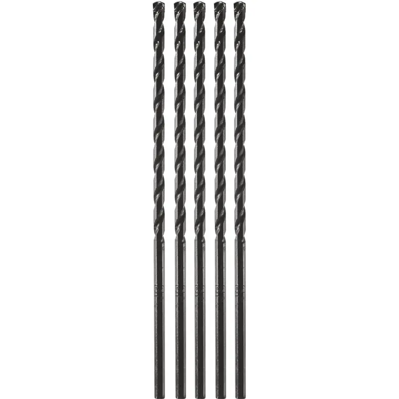 Bosch TC3005 5-Piece 5/32 In. x 5-1/2 In. Flat Shank Hex Masonry Drill Bits