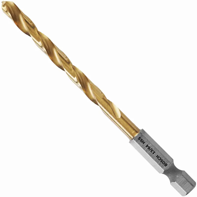 Bosch TI2141IM 7/32 In. Impact Tough Titanium Drill Bit