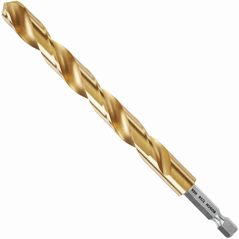 Bosch TI2155IM 7/16 In. Impact Tough Titanium Drill Bit