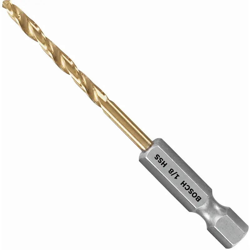 Bosch TI4135IM 12-Piece 1/8 In. Impact Tough Titanium Drill Bits
