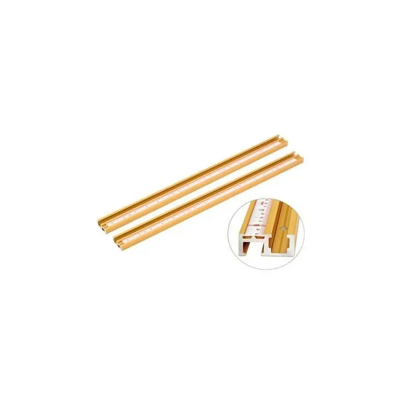 Incra TTRACKPLUS24 24" T-Track Plus, Imperial, 2-Pack