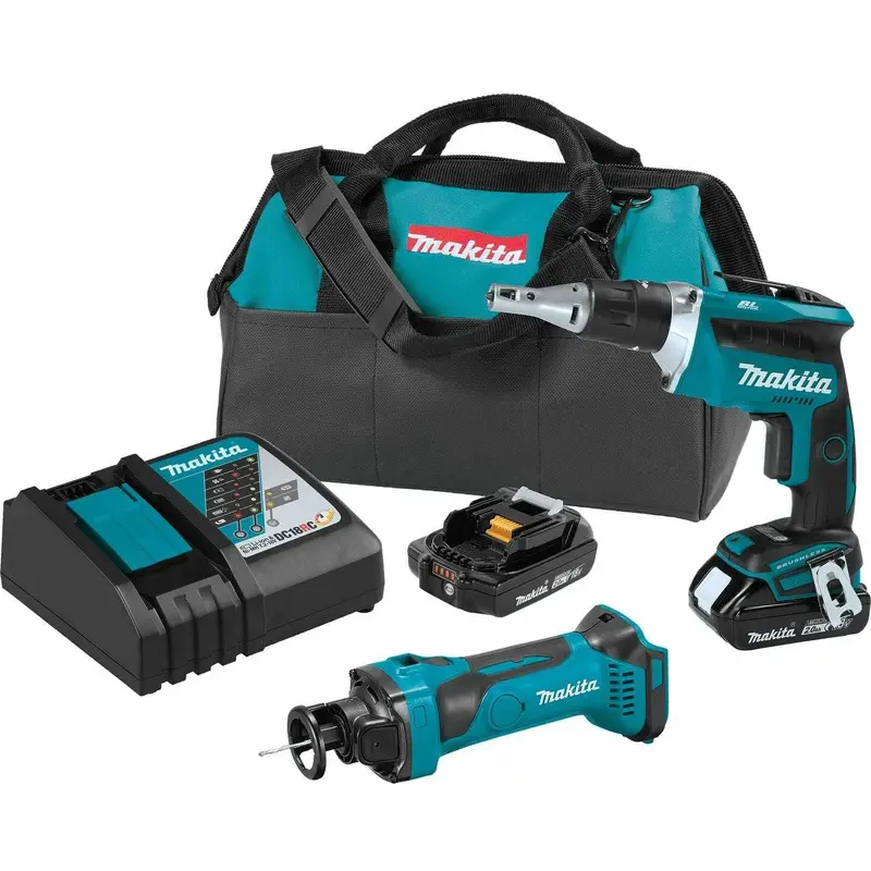 Makita XT255R 18V LXT Lithium-Ion Compact Cordless 2-Pc. Combo Kit (2.0Ah)