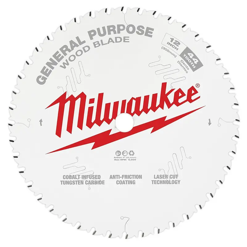 Milwaukee 48-40-1220 12 in. 44-Tooth General Purpose Circular Saw Blade