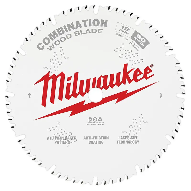 Milwaukee 48-40-1222 12 in. 60-Tooth Combination Circular Saw Blade