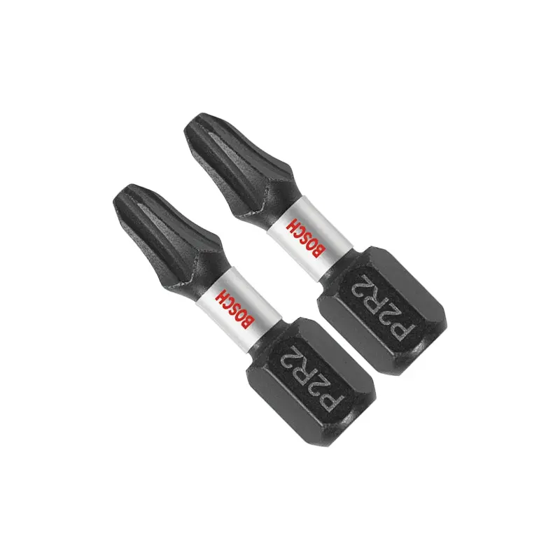 Bosch ITP2R2102 2-Piece Impact Tough 1" Phillips/Square #2 Insert Bits
