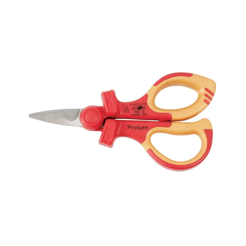 Wiha 32951 Insulated Proturn Shears, 6.3 in.