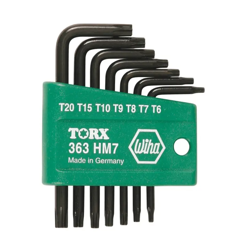 Wiha 36392 7-Piece Torx L-Key Short Arm Set