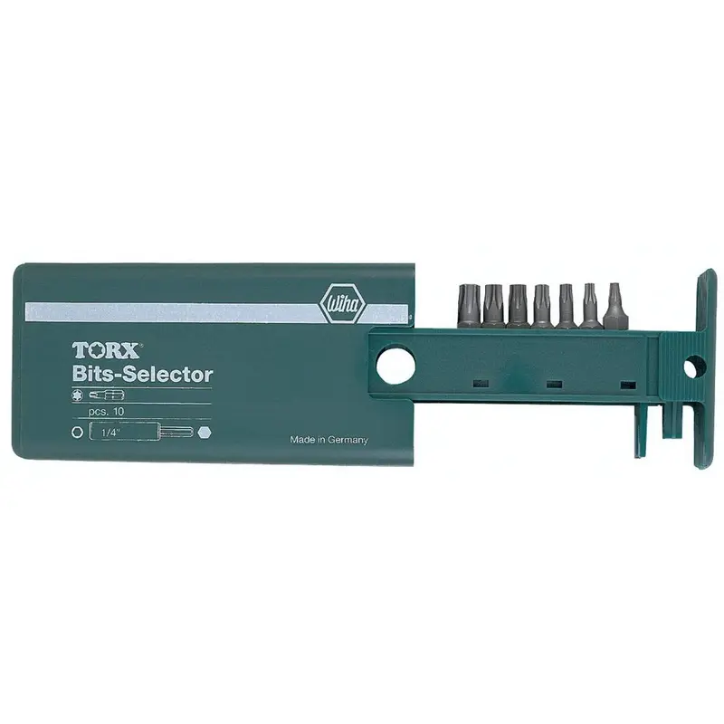 Wiha 70190 Security Torx Bit Selector 7 Piece Set T7s-T25s