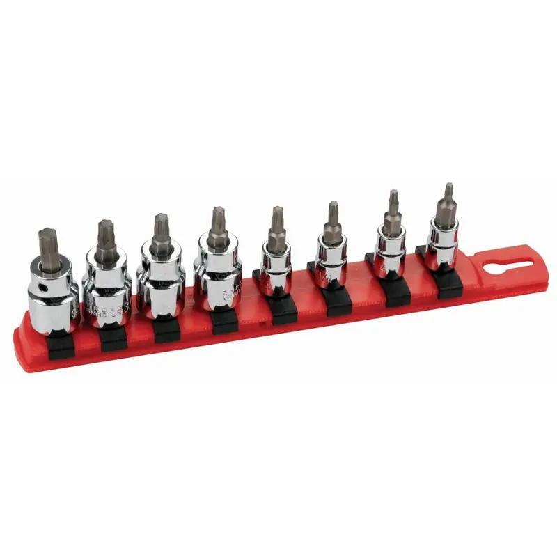 Wiha 71698 TorxPlus Bit Socket 1/4" and 3/8" Square Drive 8 Piece Set
