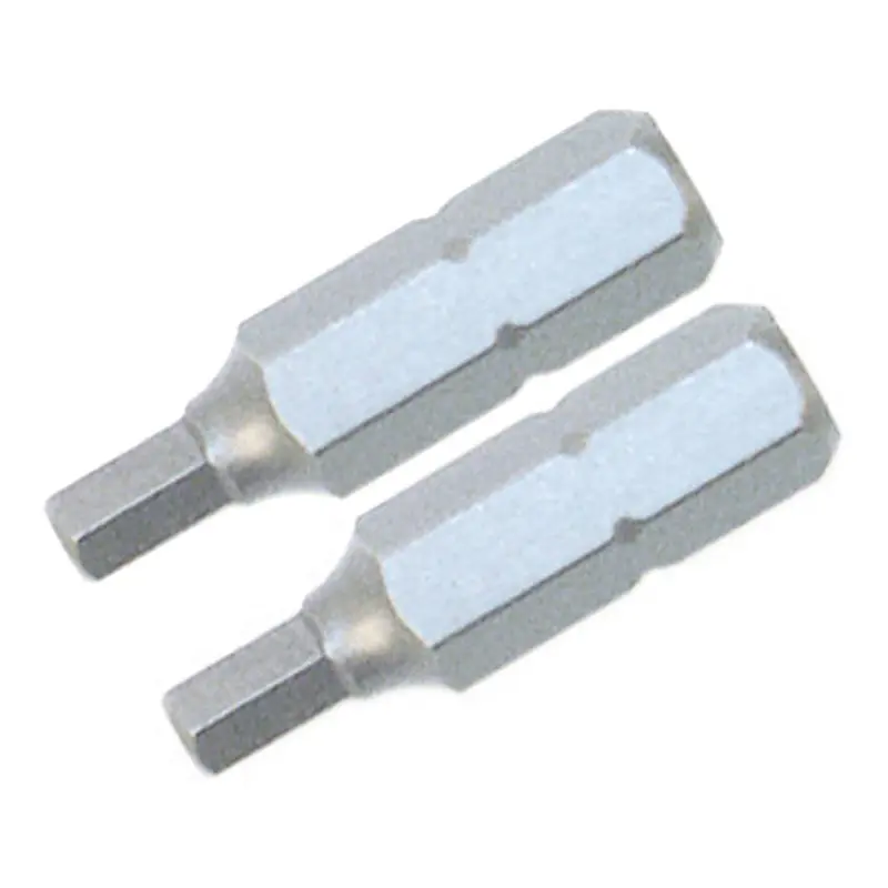 Wiha 71982 Security Hex Insert Bit 4.0 x 25mm 2Pk